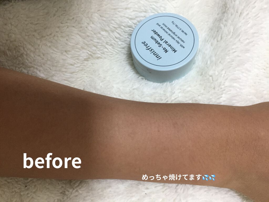ノーセバム ミネラルパウダー/innisfree/ルースパウダーを使ったクチコミ（3枚目）