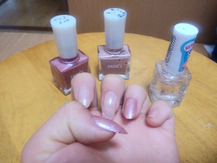 ACクイックドライトップコート/DAISO/ネイルトップコートを使ったクチコミ(2枚目)