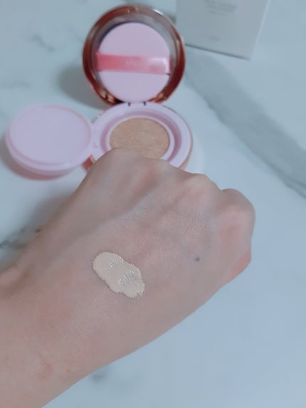 ピンクティーツリーカバークッション/APLIN/クッションファンデーションを使ったクチコミ(5枚目)