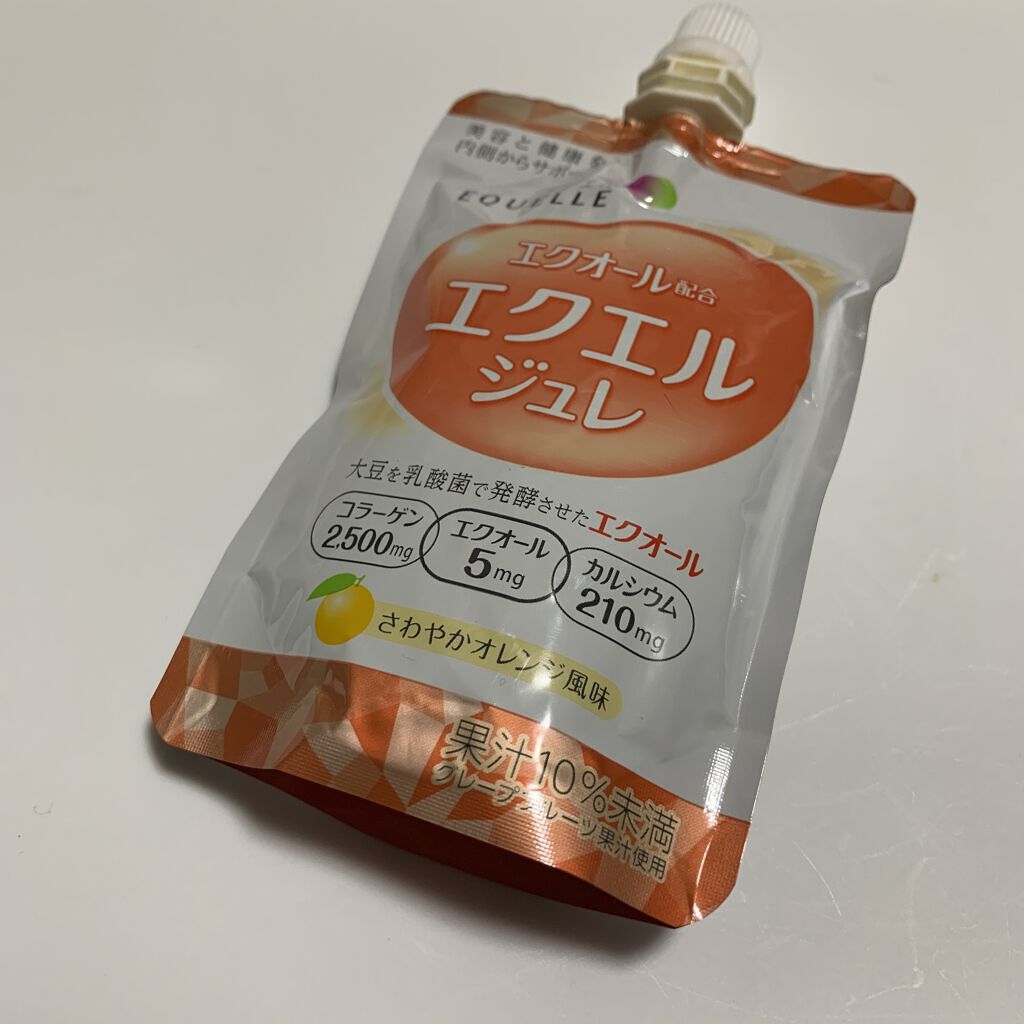 エクエル ジュレ さわやかオレンジ風味/大塚製薬/ゼリー飲料を使ったクチコミ（1枚目）