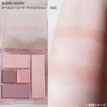 ブレンドベリー オールユーニード クリエイション/BLEND BERRY/マルチパレットを使ったクチコミ(4枚目)