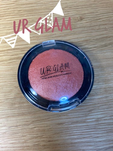 UR GLAM　EYE & CHEEK COLOR ピンクオレンジ/U R GLAM/シングルアイシャドウを使ったクチコミ（1枚目）