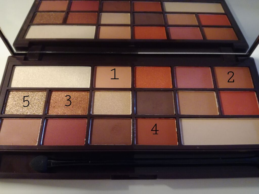 アイラブチョコレート/MAKEUP REVOLUTION/アイシャドウパレットを使ったクチコミ(2枚目)