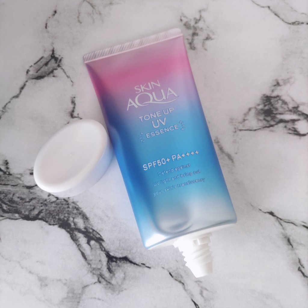 スキンアクア トーンアップUVエッセンス/スキンアクア/日焼け止めクリームを使ったクチコミ（2枚目）