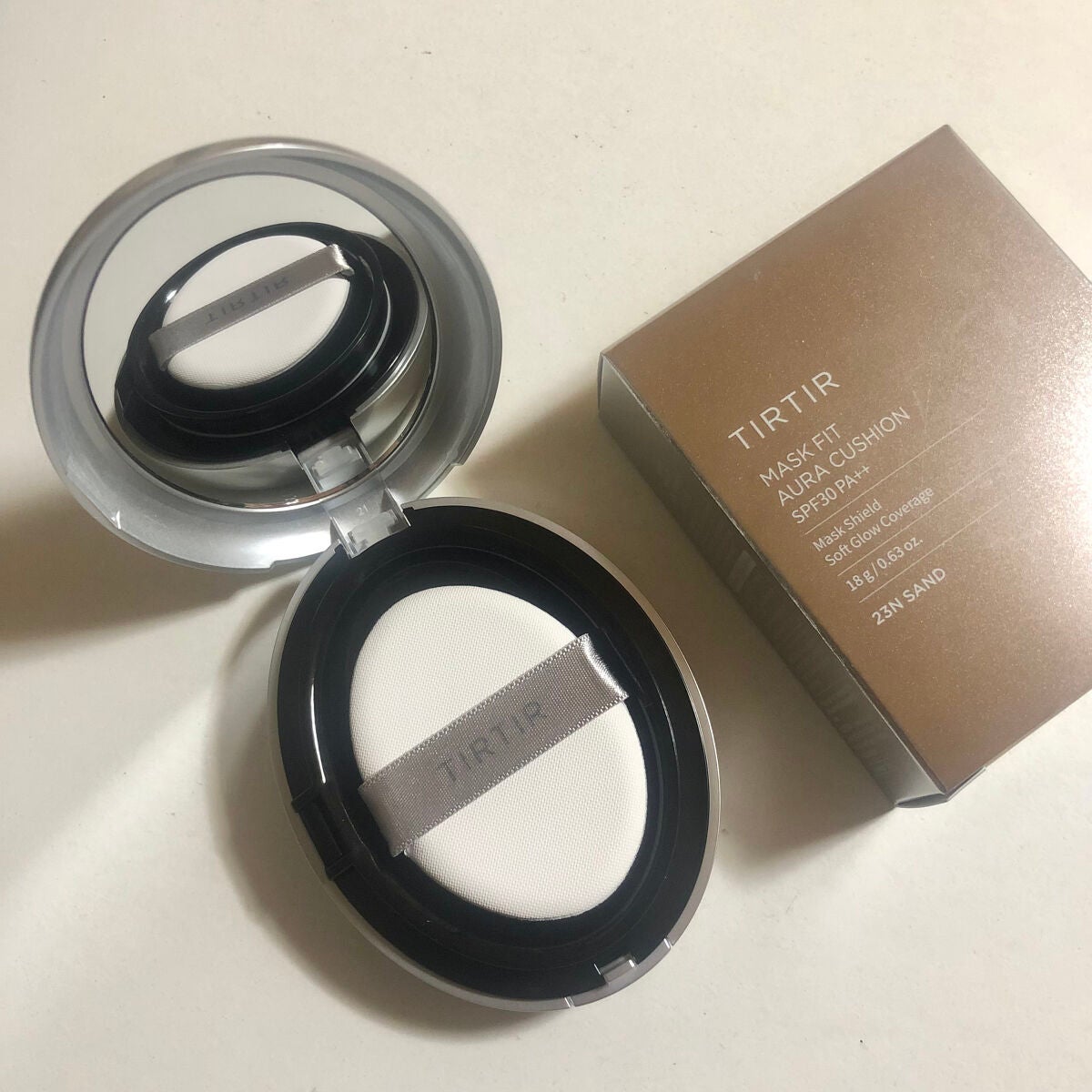 マスクフィットオーラクッション/TIRTIR(ティルティル)/クッションファンデーションを使ったクチコミ(2枚目)