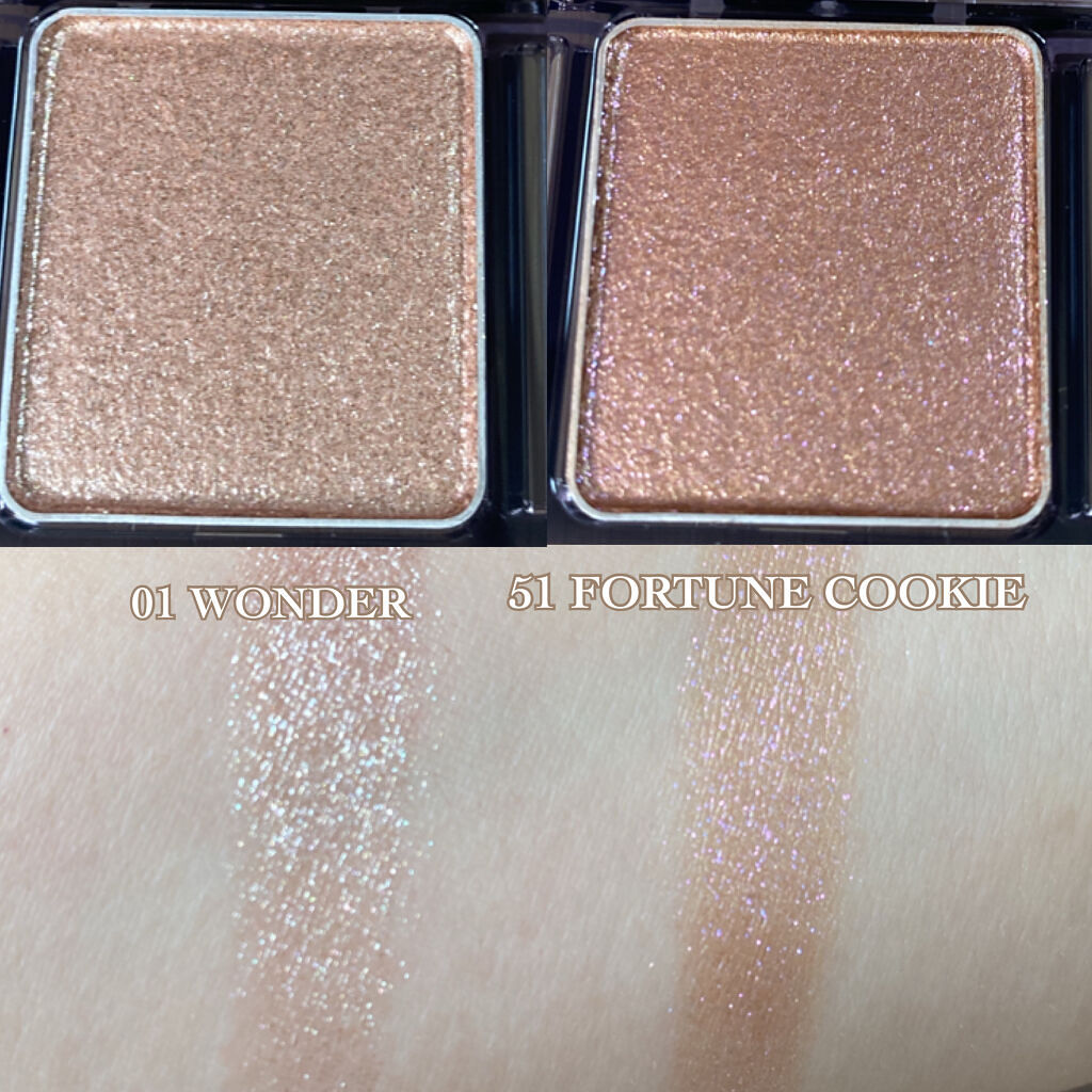  シアー グリッターアイズ/KiSS/単色アイシャドウを使ったクチコミ（2枚目）