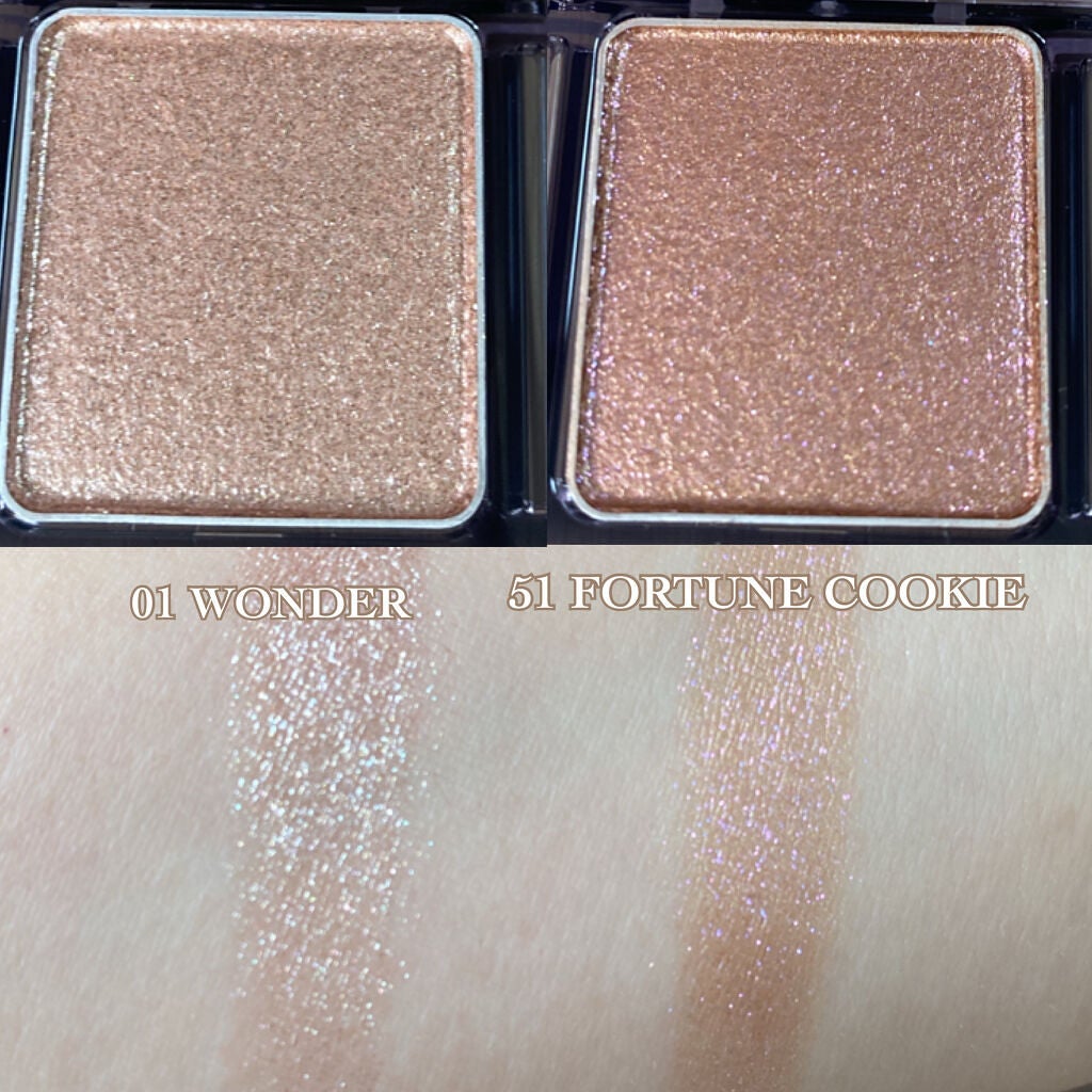 シアー グリッターアイズ/KiSS/単色アイシャドウを使ったクチコミ(2枚目)