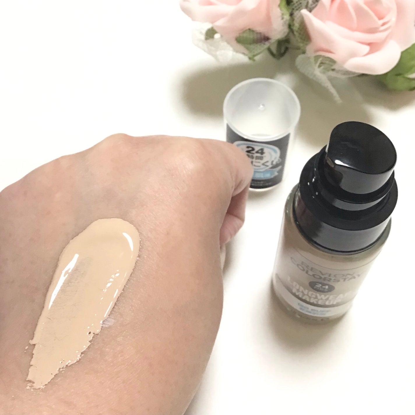 カラーステイ ロングウェア メイクアップ D/REVLON/リキッドファンデーションを使ったクチコミ(4枚目)