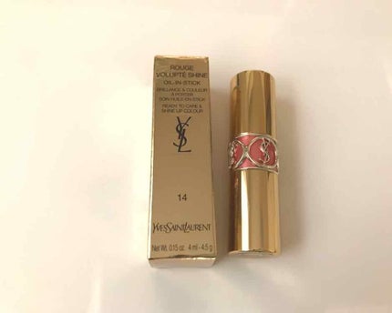 ルージュ ヴォリュプテ シャイン/YVES SAINT LAURENT BEAUTE/口紅を使ったクチコミ(1枚目)