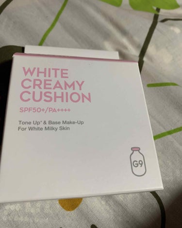 WHITE CREAMY CUSHION(ウユファンデ)/G9SKIN/化粧下地を使ったクチコミ（1枚目）