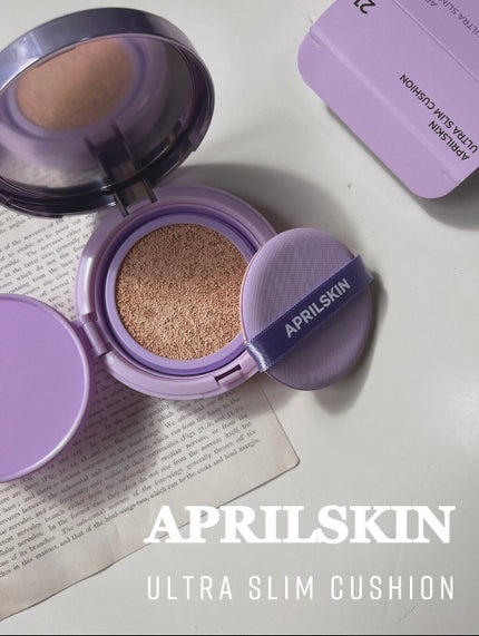 ウルトラスリムクッション+レフィルセット/APRILSKIN/クッションファンデーションを使ったクチコミ(1枚目)