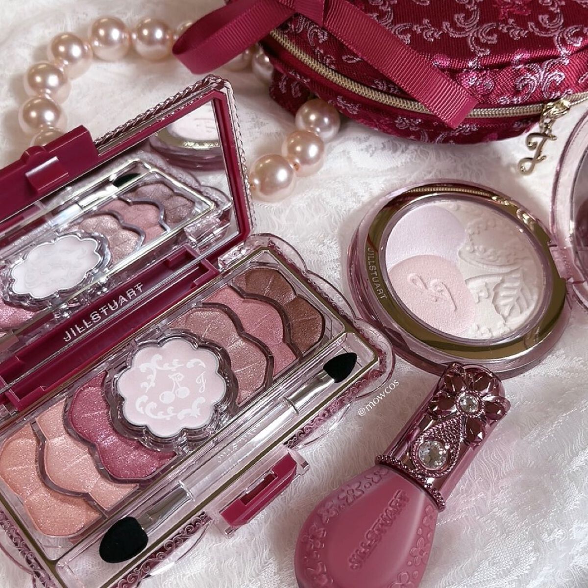 ジルスチュアート ミッドナイトチェリー コレクション/JILL STUART/メイクアップキットを使ったクチコミ(1枚目)