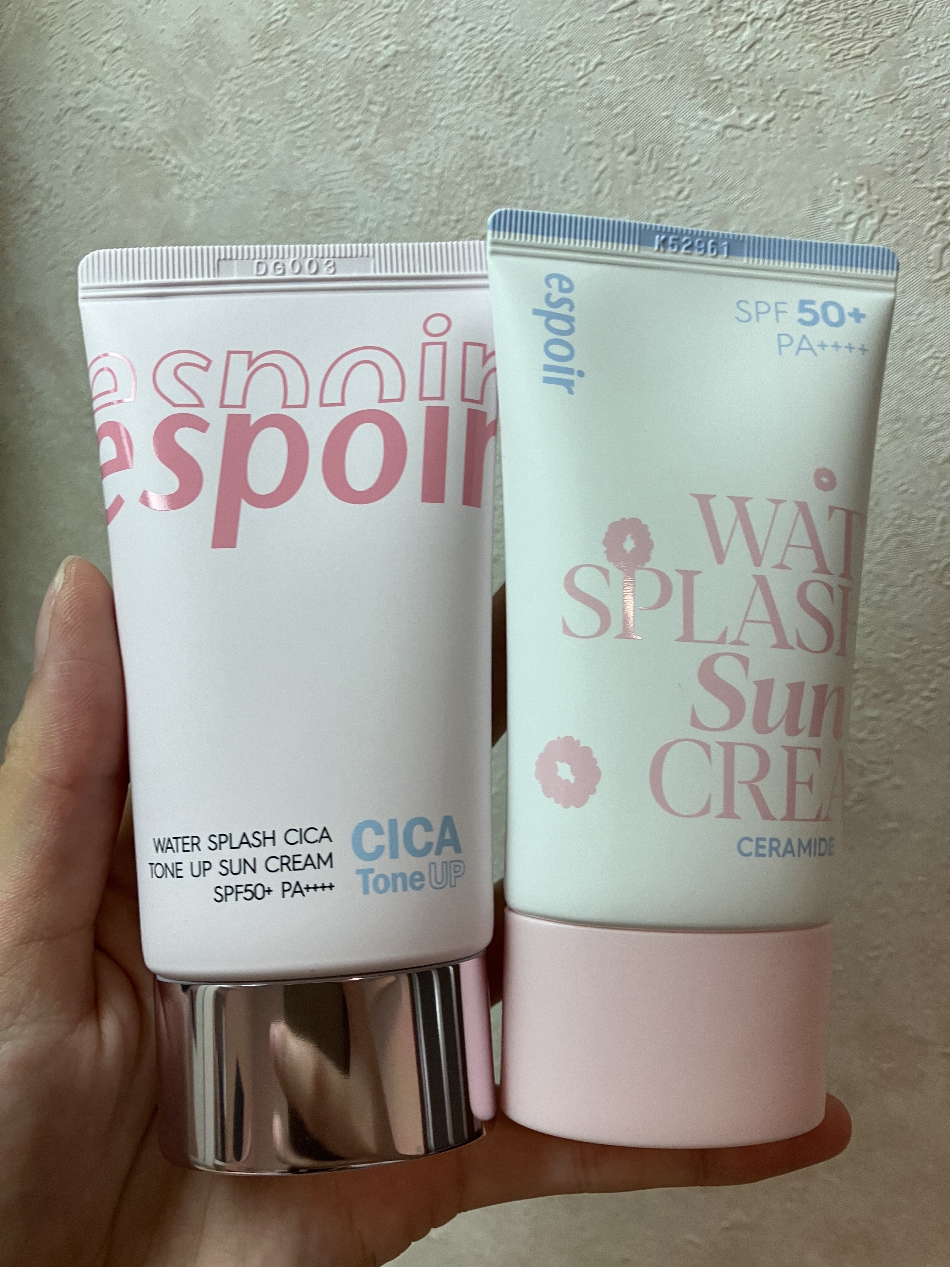 ウォータースプラッシュシカトーンアップクリーム/espoir/化粧下地を使ったクチコミ（1枚目）