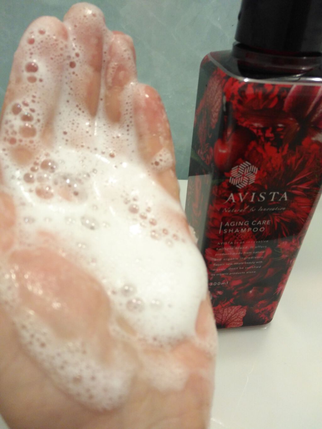 アビスタ エイジングケアシャンプー／コンディショナー/AVISTA/市販シャンプーを使ったクチコミ（3枚目）