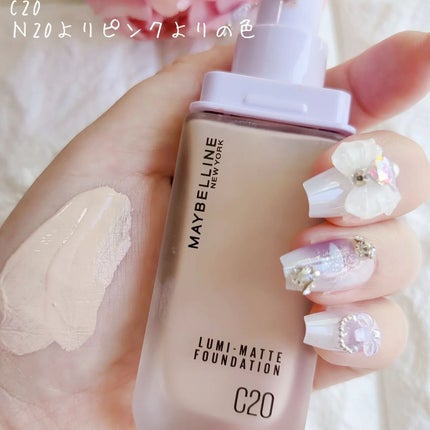 SPステイ ルミマット リキッド ファンデーション/MAYBELLINE NEW YORK/リキッドファンデーションを使ったクチコミ(3枚目)