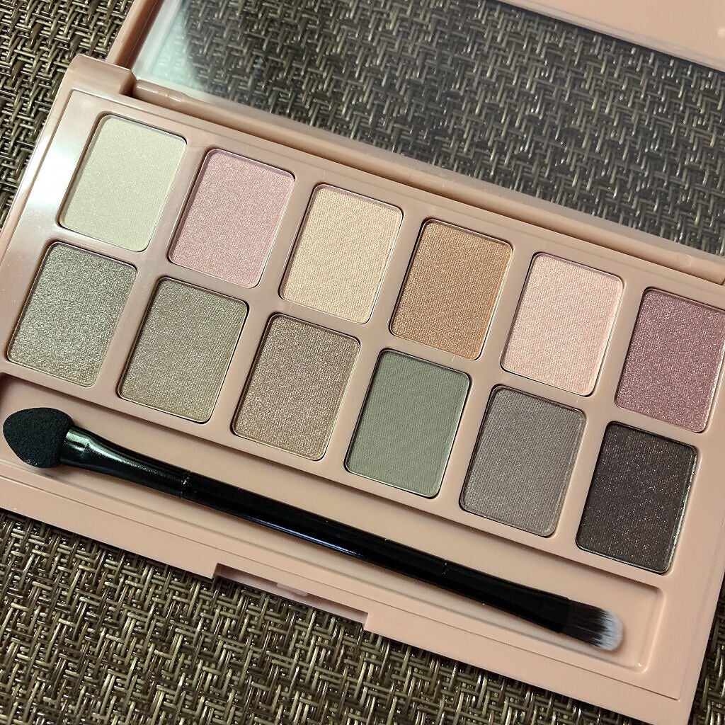 ヌードパレット ブラッシュド/MAYBELLINE NEW YORK/アイシャドウパレットを使ったクチコミ(3枚目)