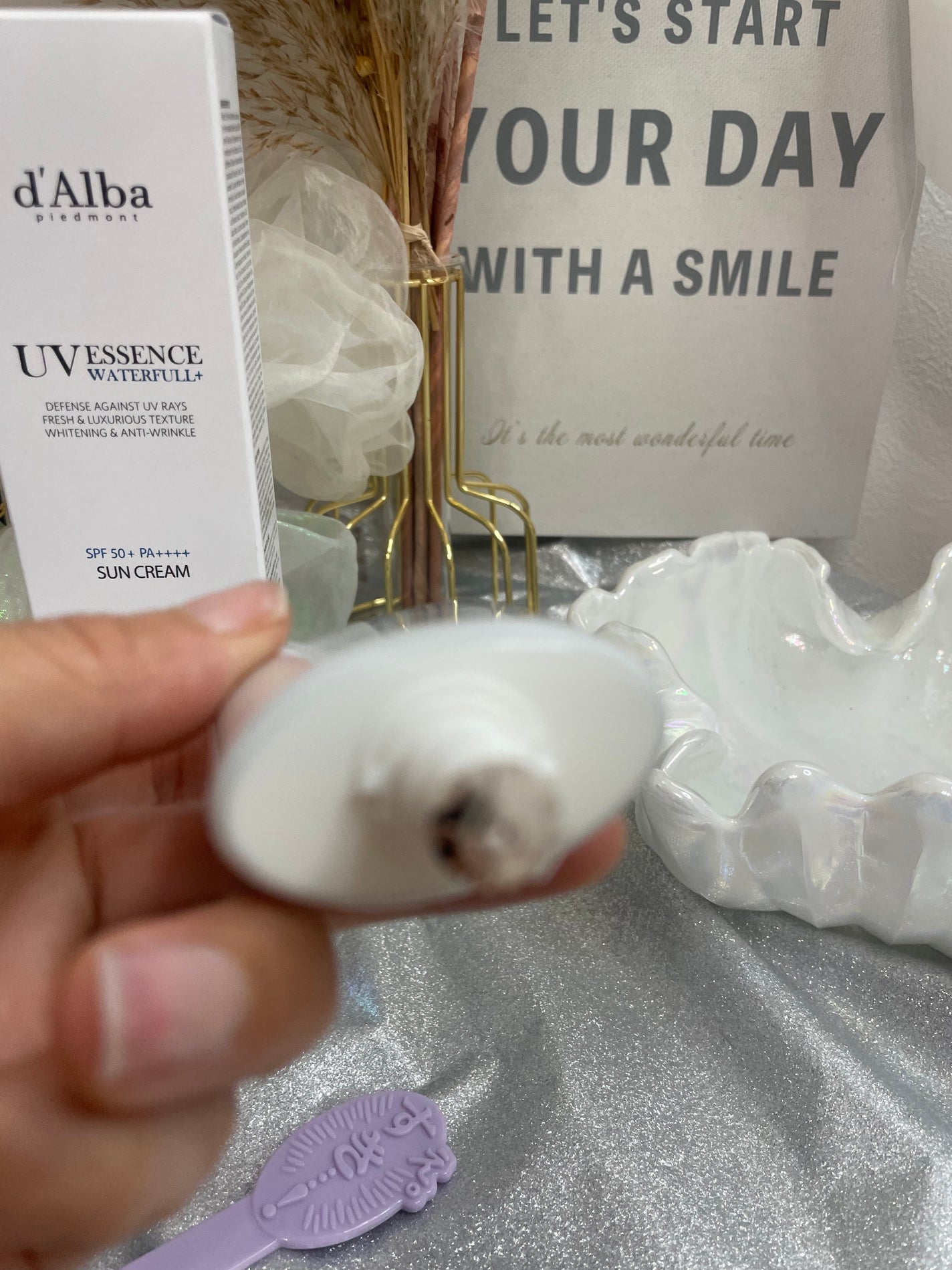 ダルバ ウォータフル エッセンス サンクリーム/ダルバ/日焼け止めクリームを使ったクチコミ(3枚目)