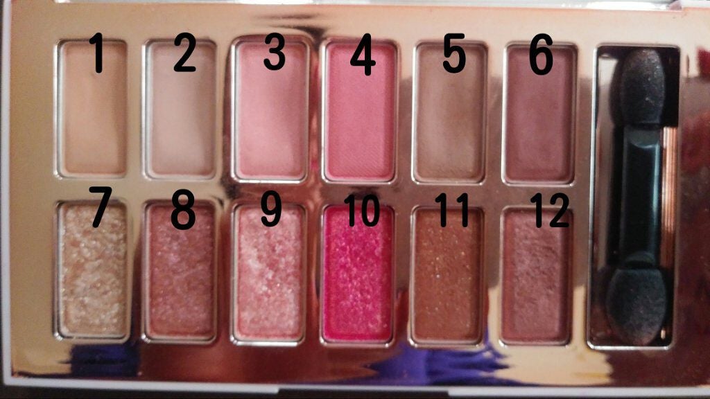 バレンタインボックス3ローズモーメント/VAVI MELLO/アイシャドウパレットを使ったクチコミ(3枚目)