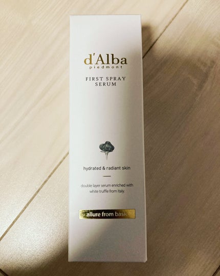 ダルバ ホワイトトリュフファーストスプレーセラム/ダルバ/ミスト状化粧水を使ったクチコミ(1枚目)