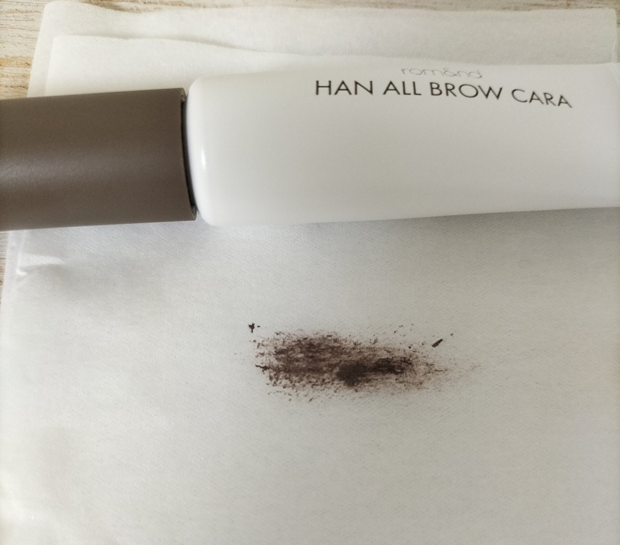 ハンオールブロウカラ/rom&nd/眉マスカラを使ったクチコミ（2枚目）