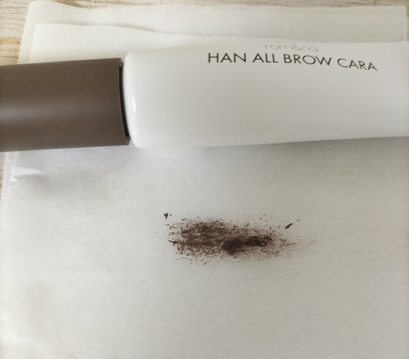 ハンオールブロウカラ/rom&nd/眉マスカラを使ったクチコミ(2枚目)