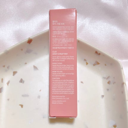 デューイ シロップ ティント 02 SOWOL-GIL PINK/CLIO/口紅の画像