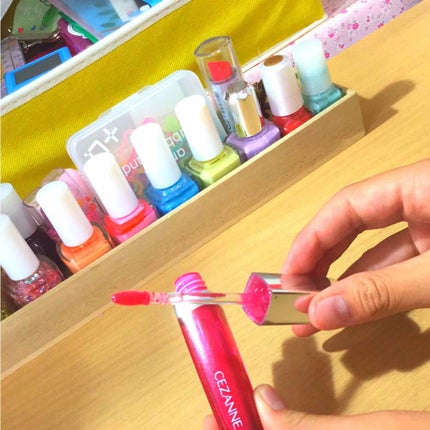 ジェルグロスリップ/CEZANNE/リップグロスを使ったクチコミ(2枚目)