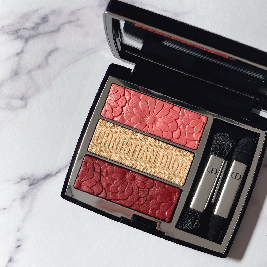 トリオ ブリック パレット<ピュア グロウ>/Dior/アイシャドウパレットを使ったクチコミ(2枚目)