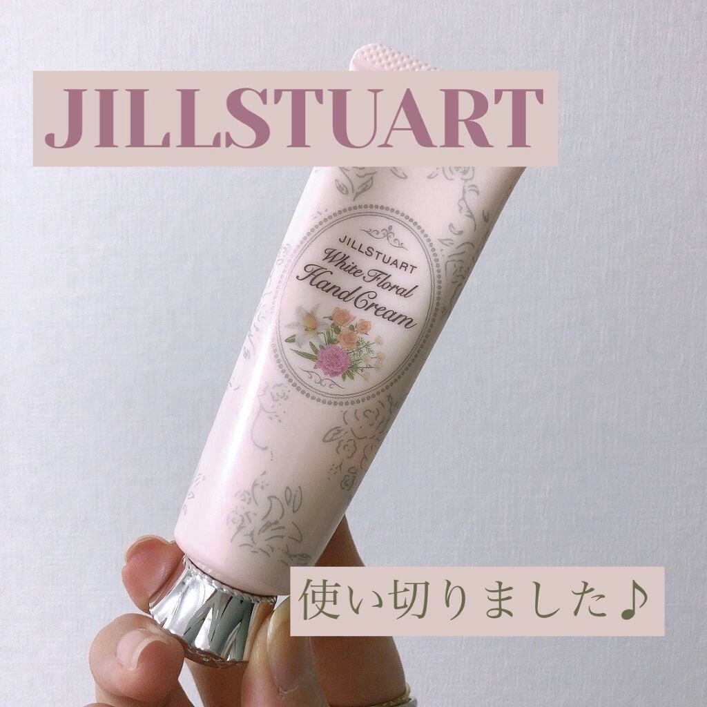 ホワイトフローラル ハンドクリーム/JILL STUART/ハンドクリームを使ったクチコミ(1枚目)