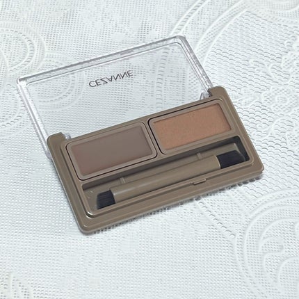 アイブロウワックス&パウダー/CEZANNE/アイブロウを使ったクチコミ(10枚目)