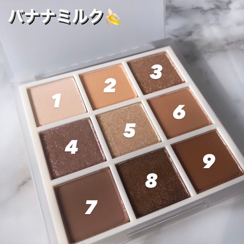 プレイカラーアイズ ≪ミルキーコレクション≫/ETUDE/アイシャドウパレットを使ったクチコミ(5枚目)