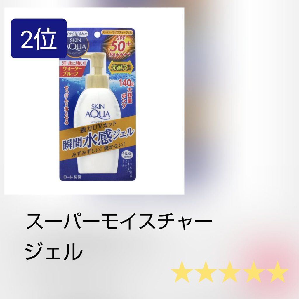 スキンアクア スーパーモイスチャージェル/スキンアクア/日焼け止めジェルを使ったクチコミ（3枚目）