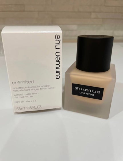 (旧)アンリミテッド ラスティング フルイド/shu uemura/リキッドファンデーションを使ったクチコミ(1枚目)