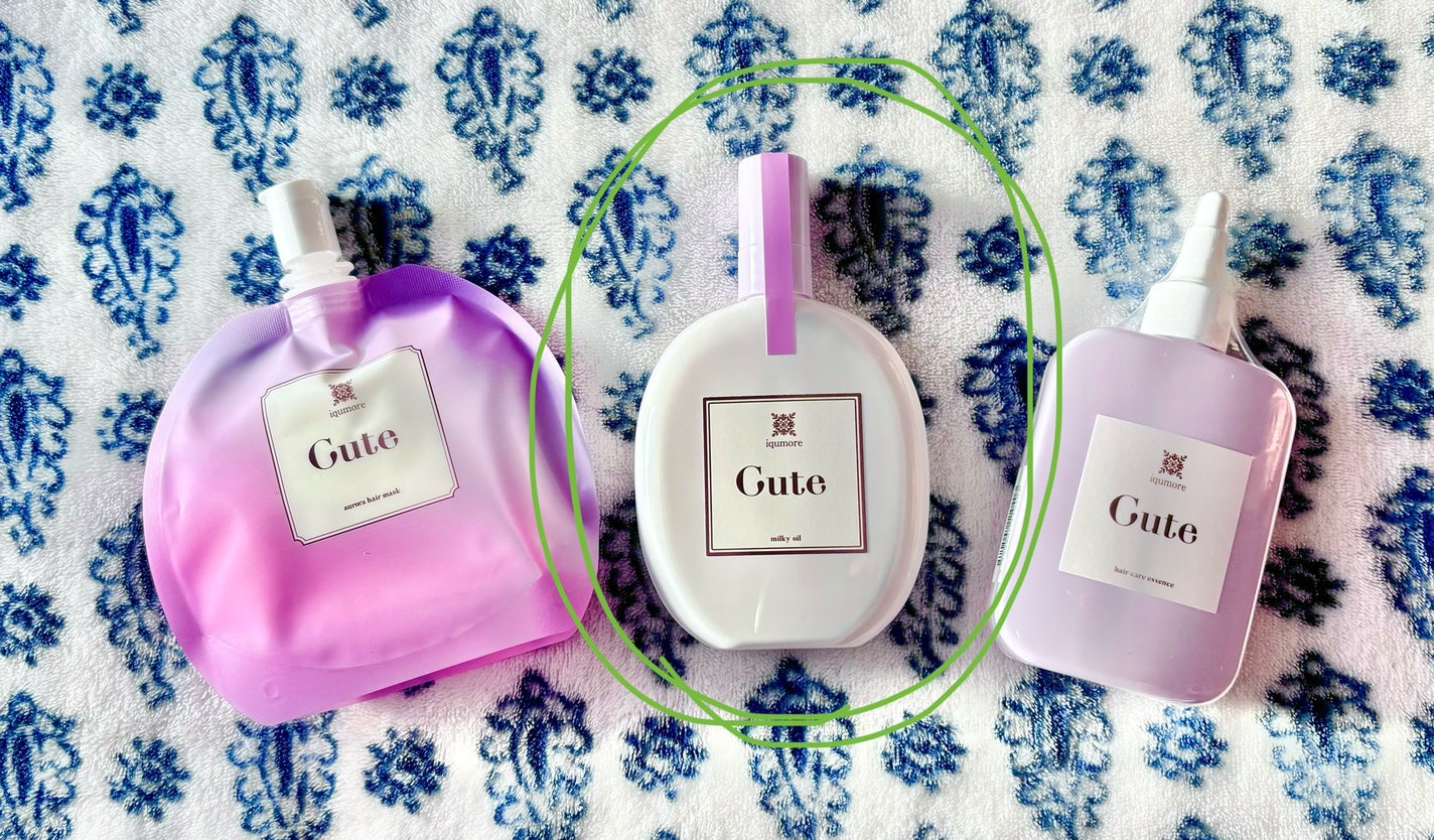 イクモアキュートミルキィオイル/iqumore/ヘアオイルを使ったクチコミ(1枚目)