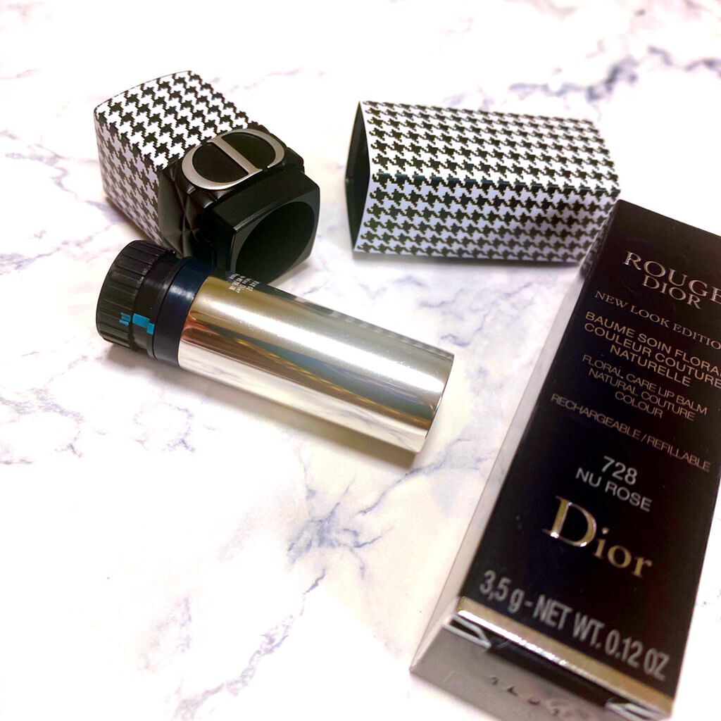 ルージュ ディオール バーム 728 ニュ ローズ サテン <ニュー ルック エディション>（生産終了）/Dior/リップバームを使ったクチコミ（3枚目）