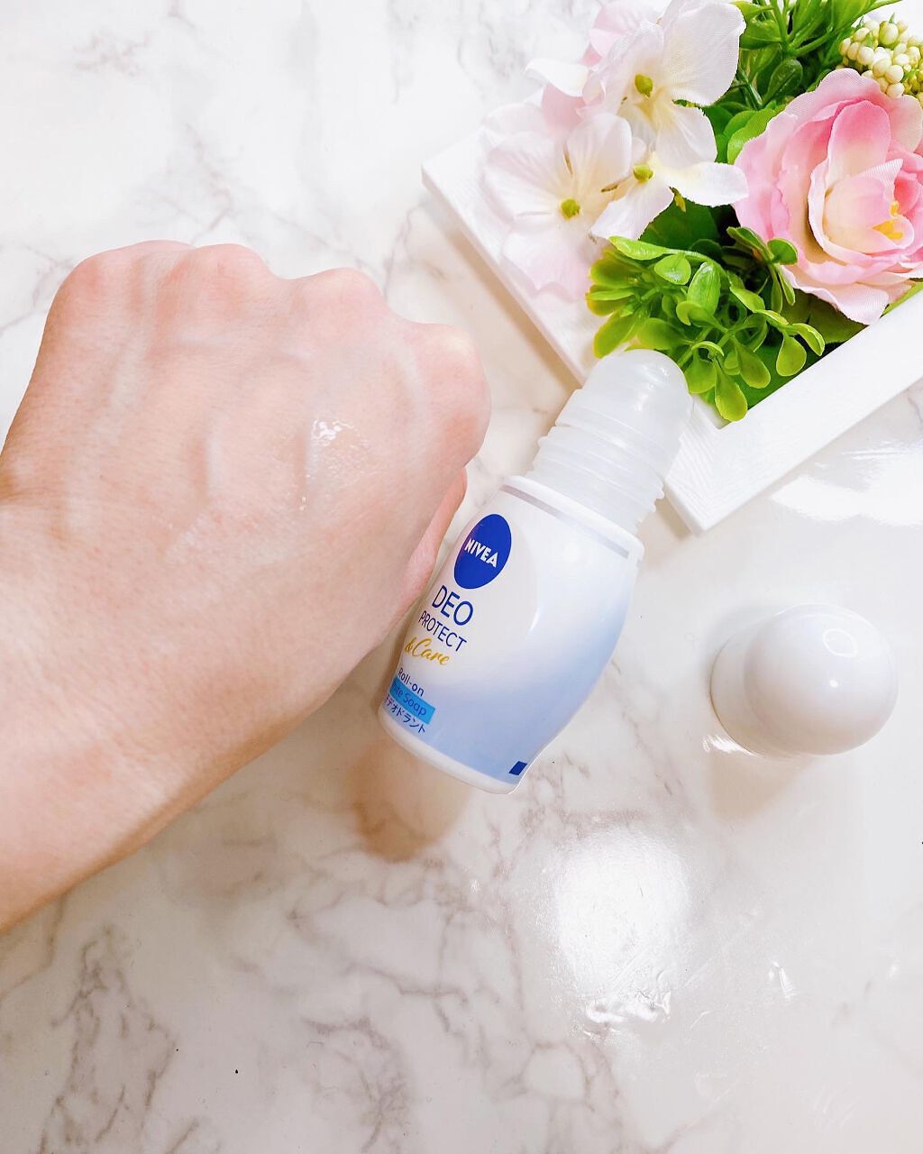 ニベアデオ ロールオン ホワイトソープの香り/ニベア/デオドラント・制汗剤を使ったクチコミ(3枚目)