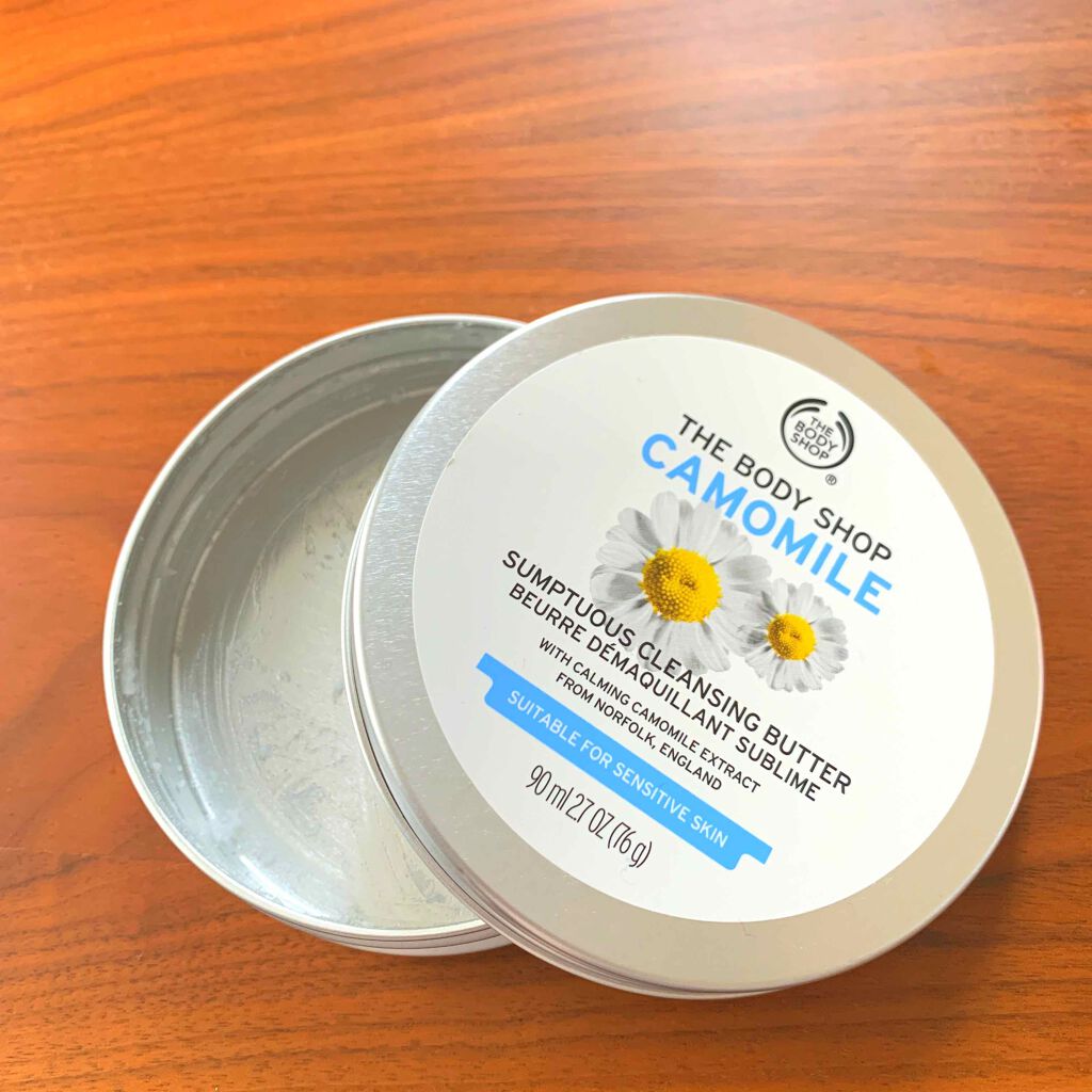 カモマイル サンプチュアス クレンジングバター/THE BODY SHOP/クレンジングバームを使ったクチコミ（1枚目）