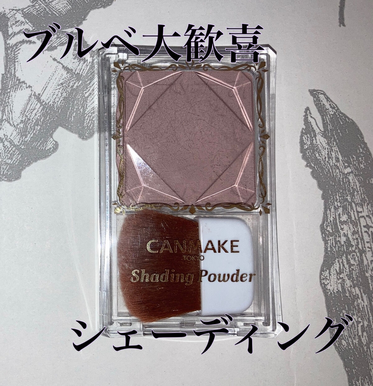 シェーディングパウダー/キャンメイク/シェーディングを使ったクチコミ（1枚目）