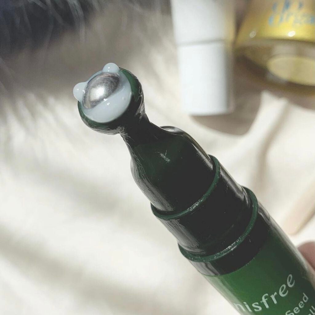 グリーンティーシード アイ&フェイスボール/innisfree/美容液を使ったクチコミ(2枚目)