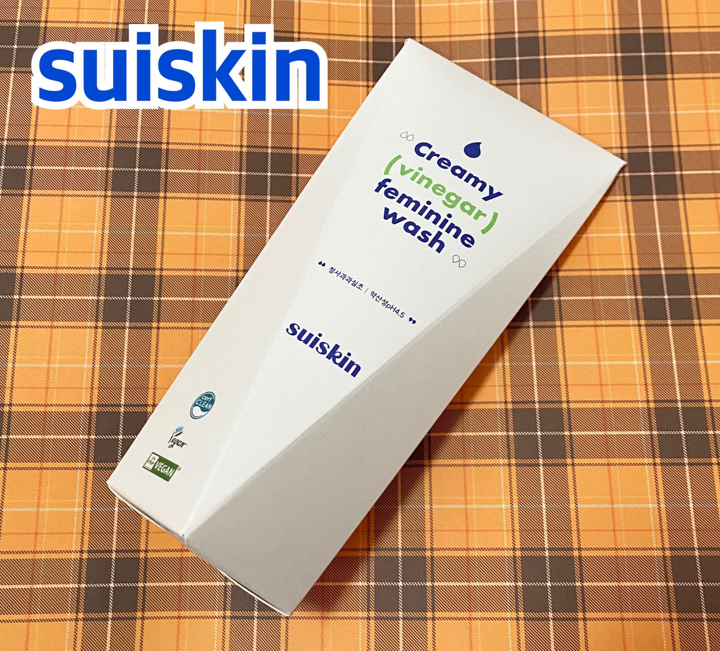 クリーミービネガーフェミニンウォッシュ/suiskin/ボディソープを使ったクチコミ(1枚目)