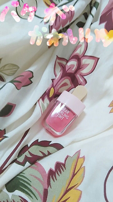 ディアダーリン ウォータージェルティント (アイスティント)/ETUDE/口紅を使ったクチコミ(1枚目)