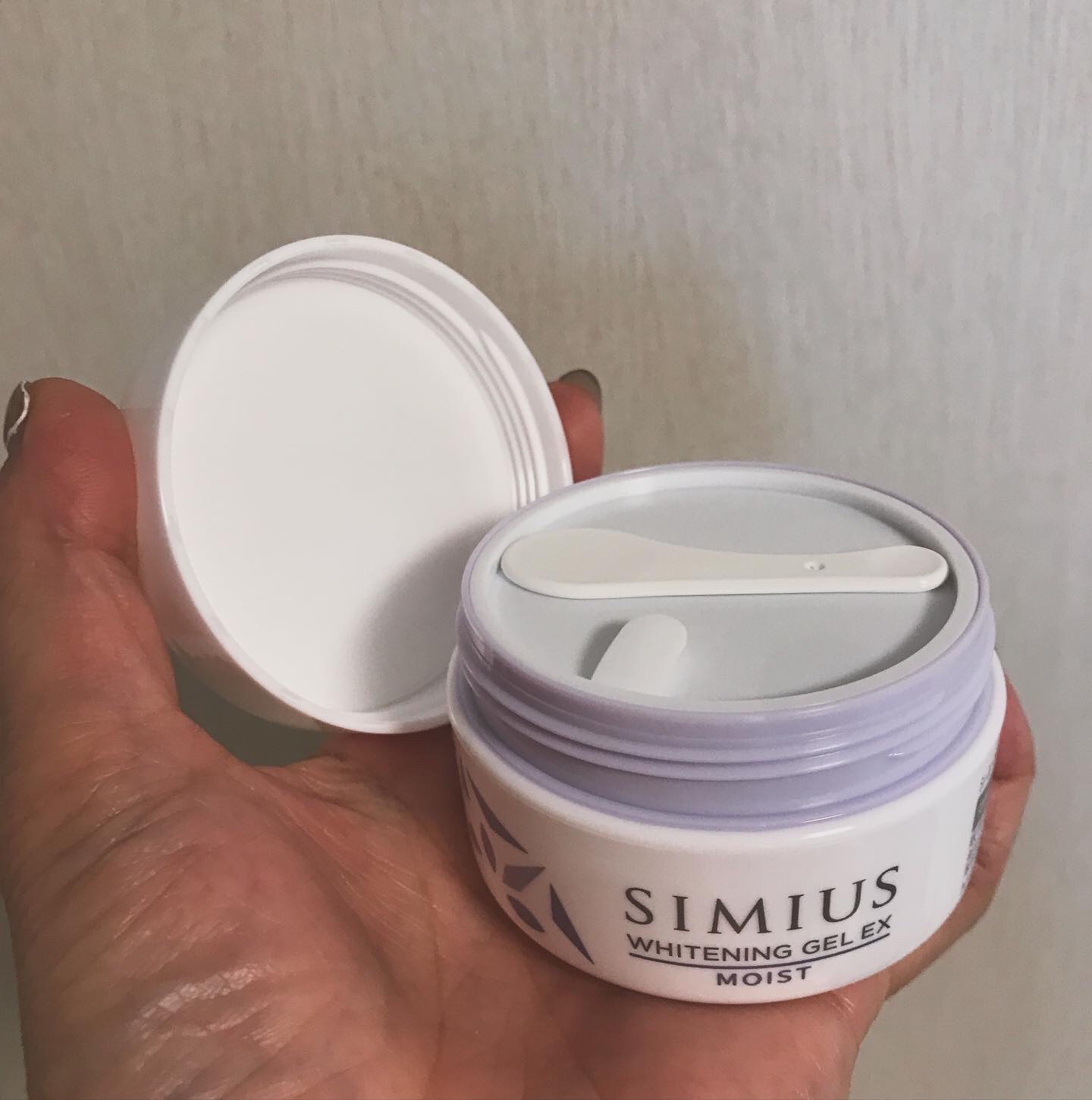 薬用ホワイトニングジェルEX モイスト（しっとり）/シミウス/オールインワン化粧品を使ったクチコミ（3枚目）