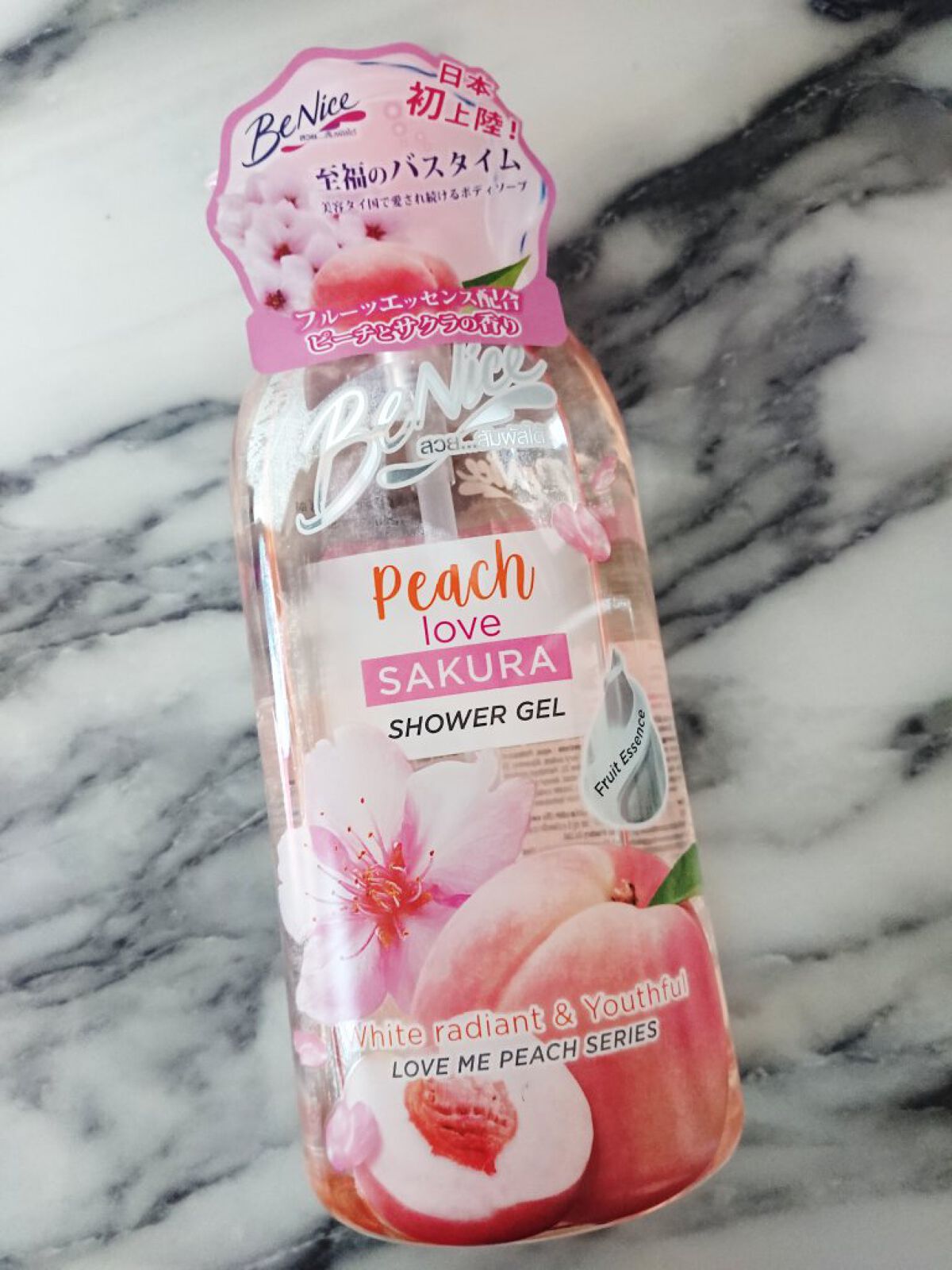 ラブミーピーチシャワージェル サクラ/Benice/ボディソープを使ったクチコミ（1枚目）