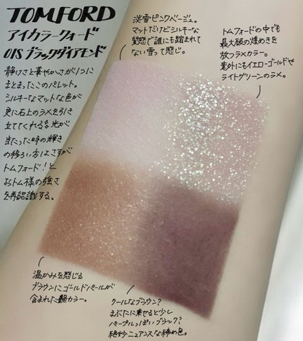 ソレイユ アイ カラー クォード/TOM FORD BEAUTY/アイシャドウパレットを使ったクチコミ(1枚目)