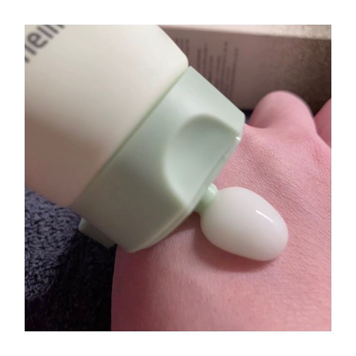 抹茶バイオムオイルフリー カーミングジェルモイスチャライザー/heimish/フェイスクリームを使ったクチコミ(4枚目)