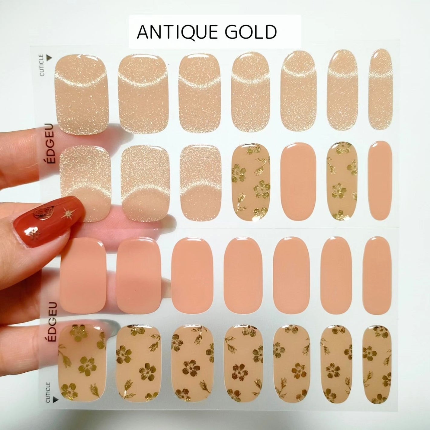 EDGEU ジェルネイルシール/EDGEU/ネイルシールを使ったクチコミ(2枚目)