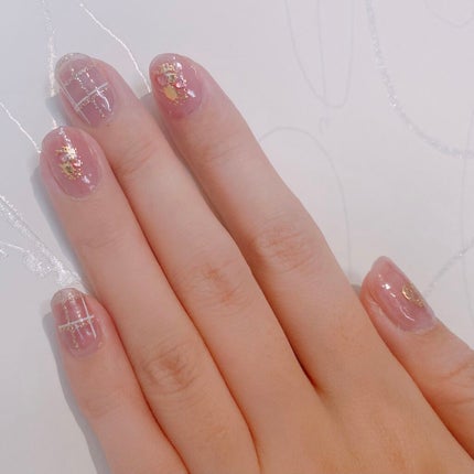 ネイルシール/Qoo10/ネイルシールを使ったクチコミ(4枚目)