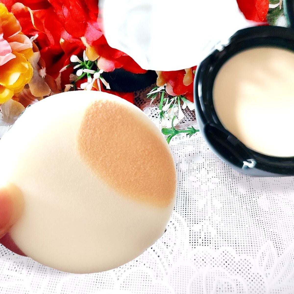 ブラーパウダーパクト/ABOUT TONE/プレストパウダーを使ったクチコミ(3枚目)