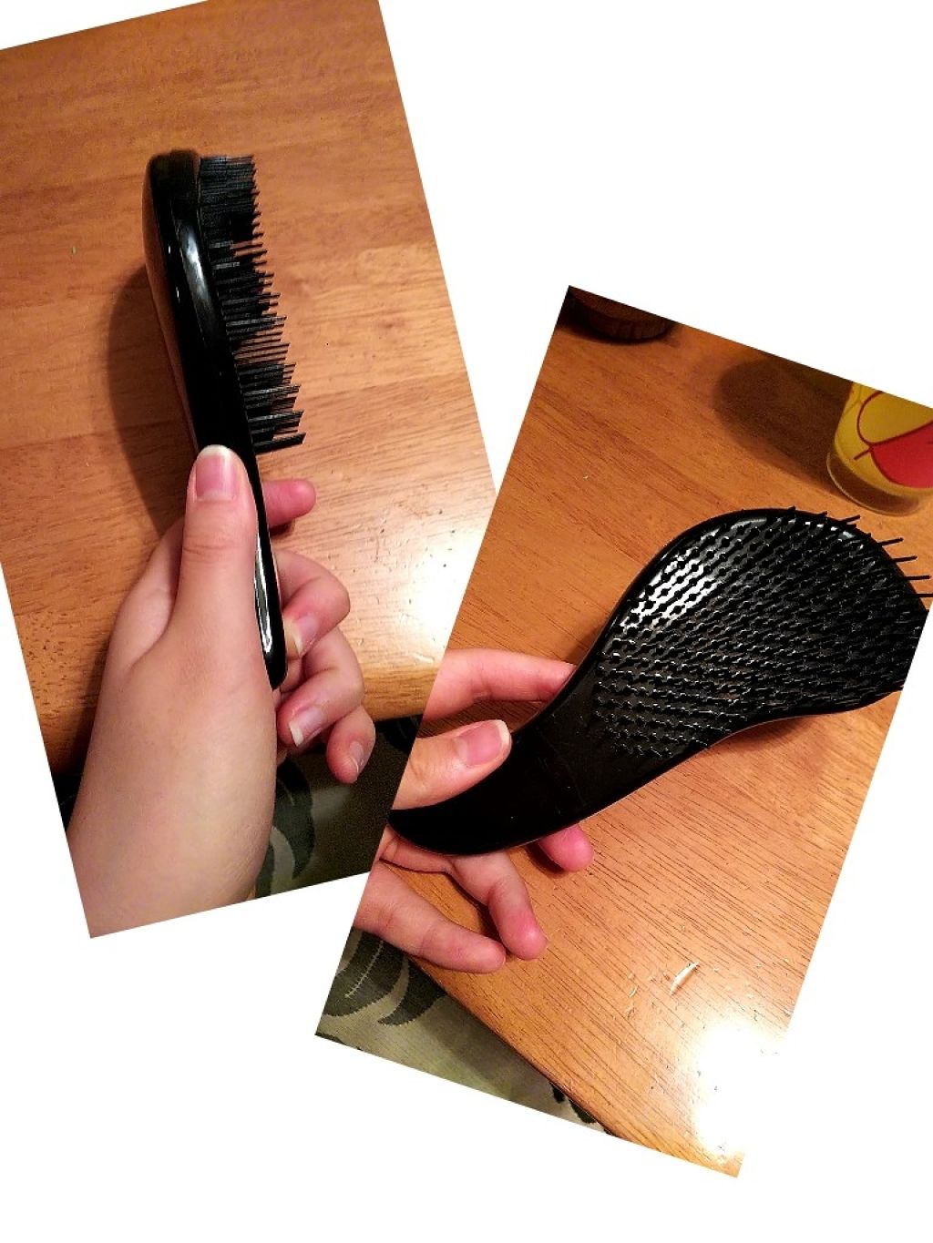 絡みにくい！髪通りなめらか長短2段ヘアブラシ/キャンドゥ/ヘアブラシを使ったクチコミ（1枚目）