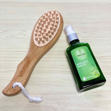 WELEDA ホワイトバーチ ボディメンテナンスセットのクチコミ「ヴェレダ ホワイトバーチ ボディメンテナンスセット

ホワイトバーチオイル(100ml)にマッ.....」（1枚目）